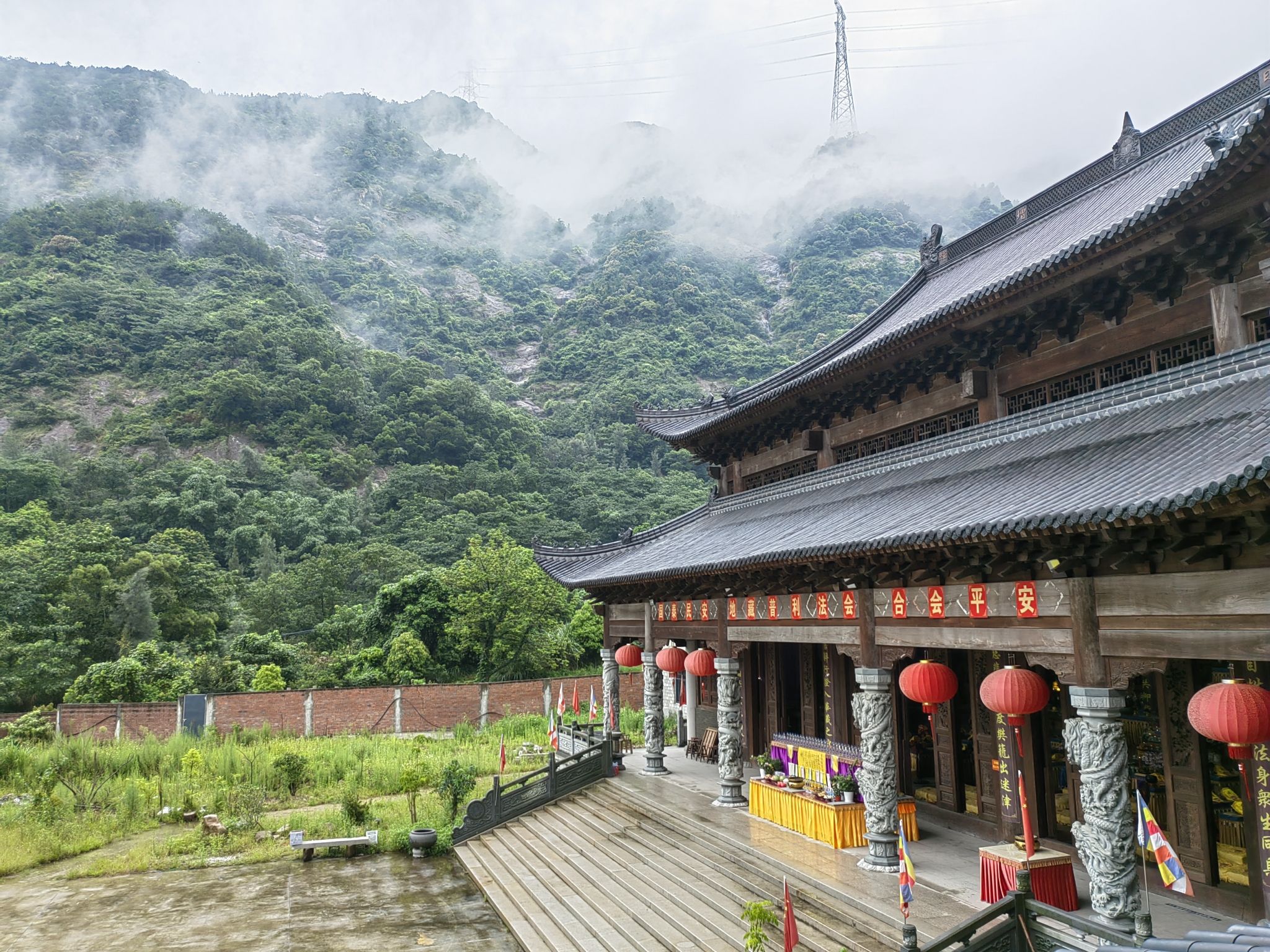 连江官坂峡山寺实景照片