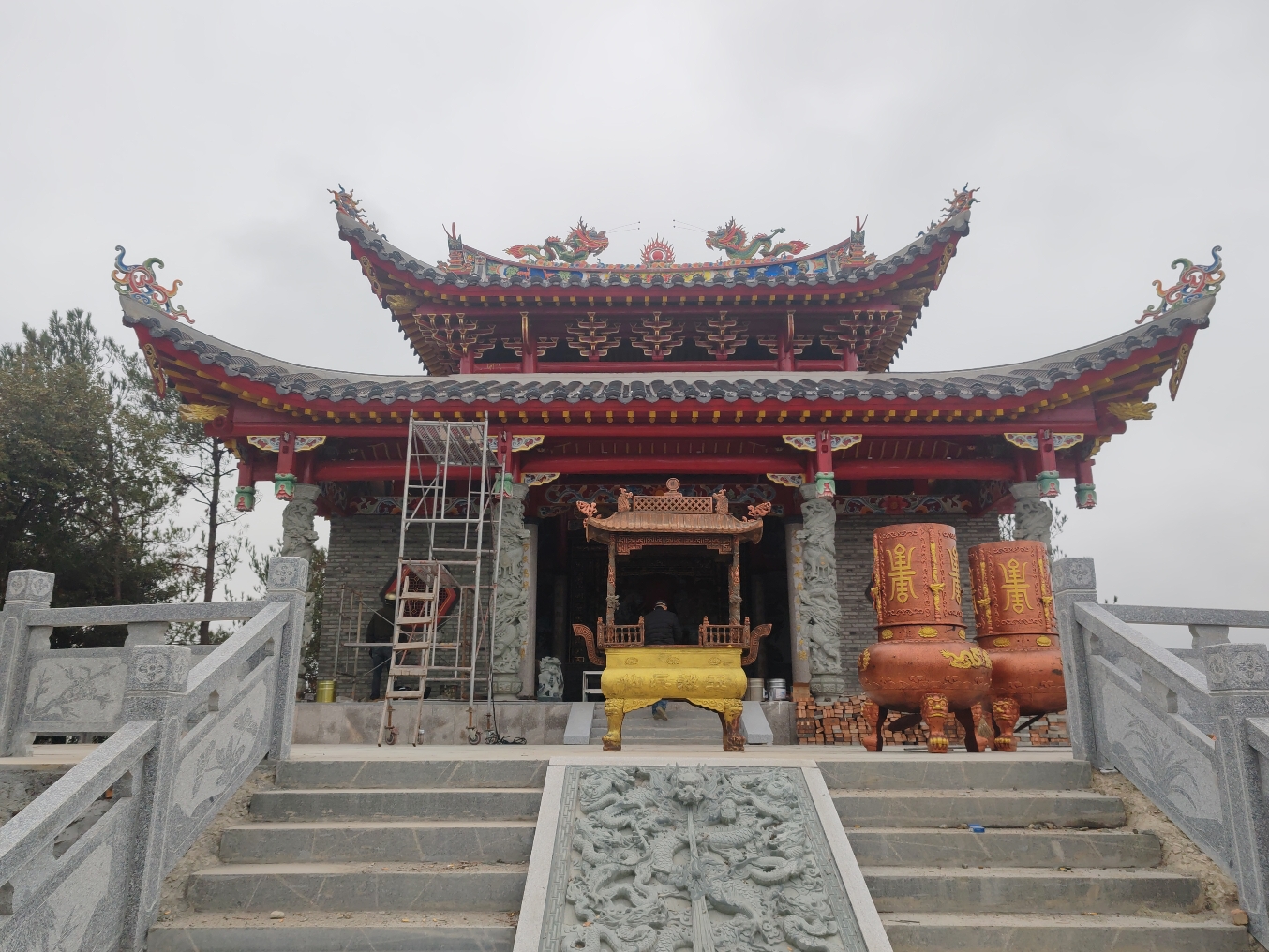 赤云山炎帝庙实景照片