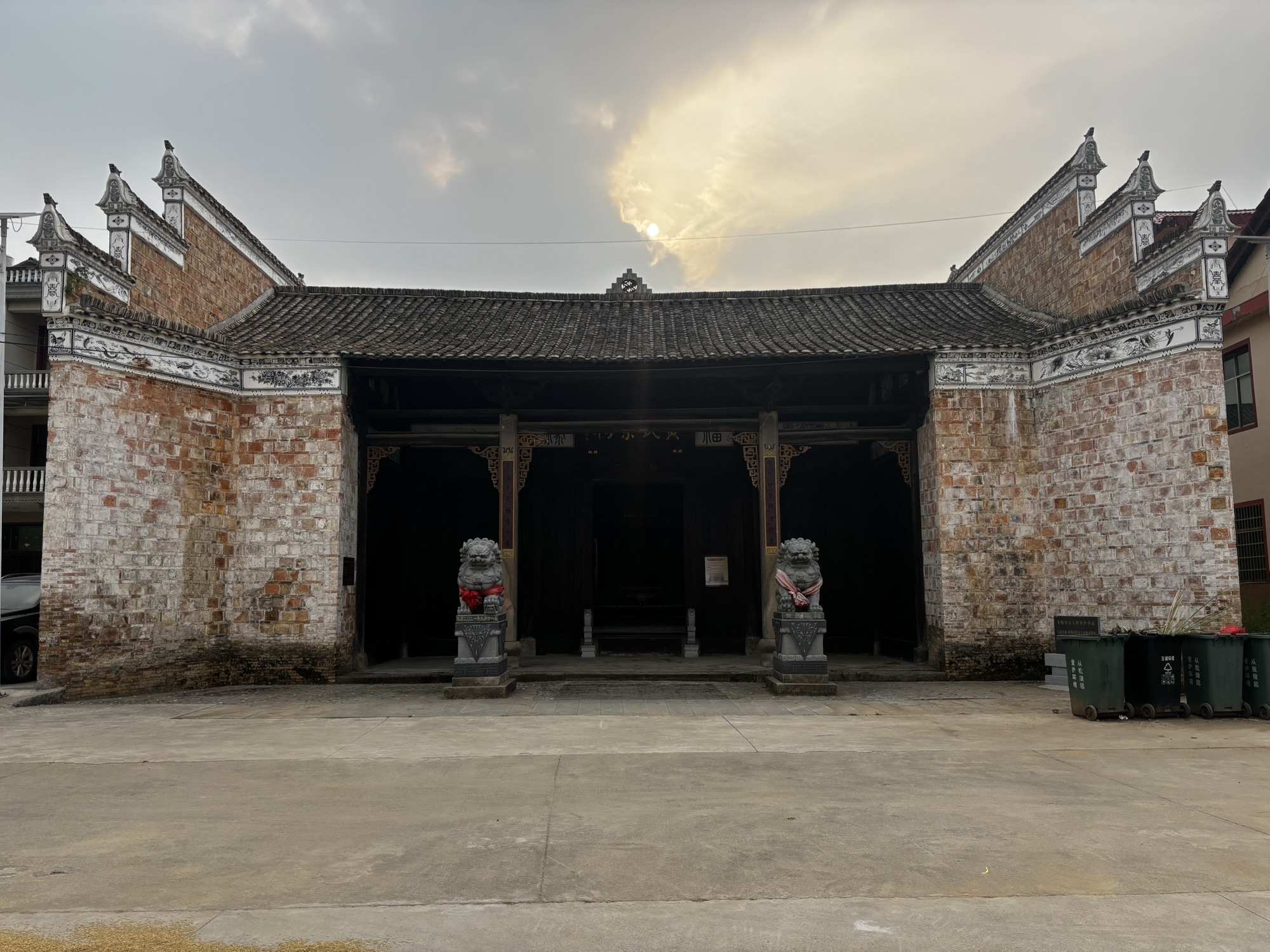 斗门下店黄氏宗祠实景照片