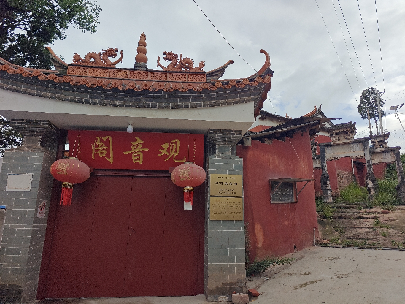 河西观音阁实景照片