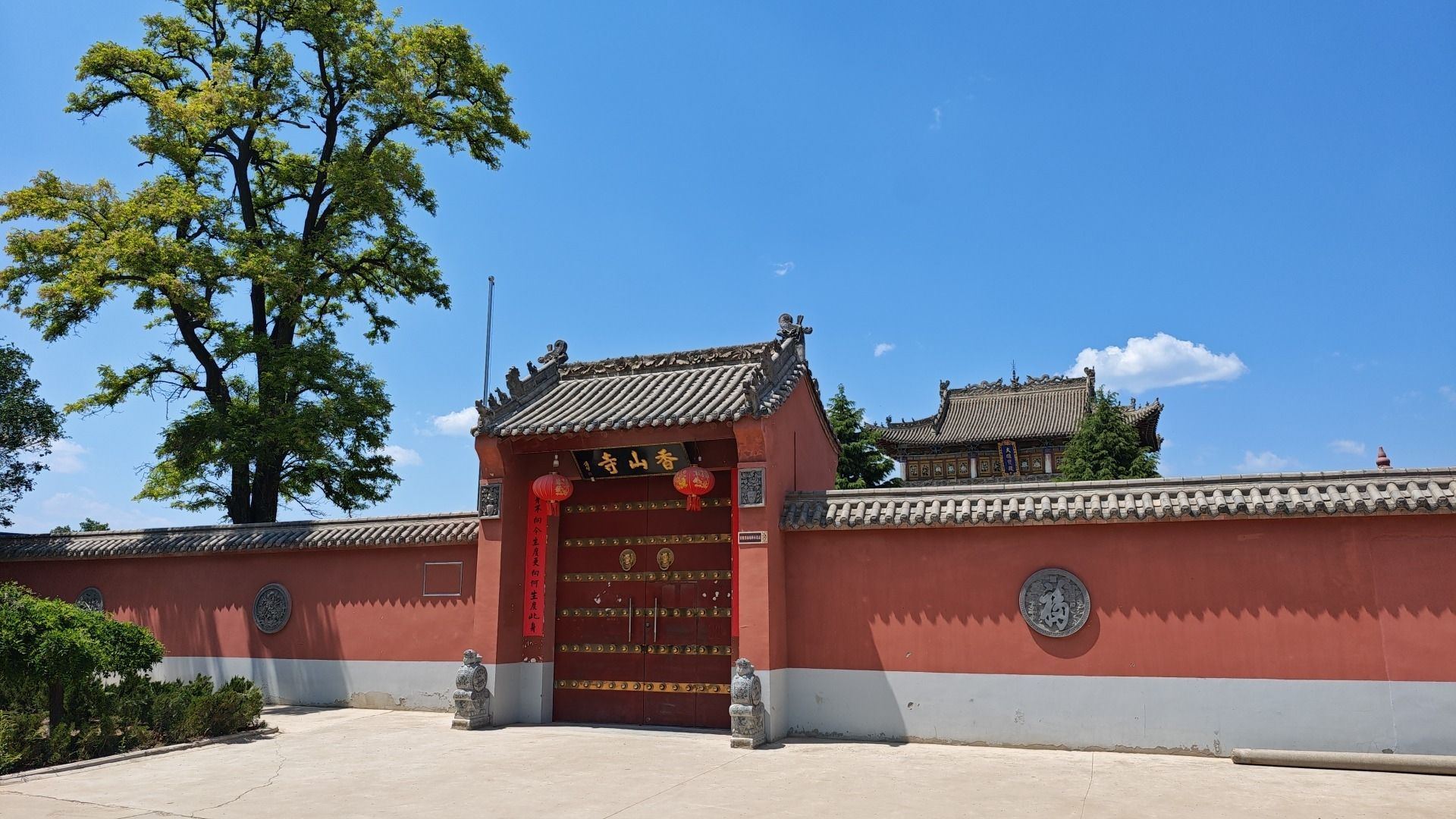 香山寺实景照片