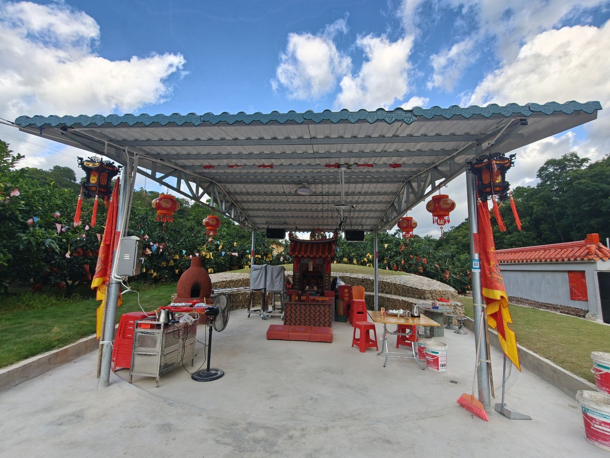 黄田径三王公庙实景照片