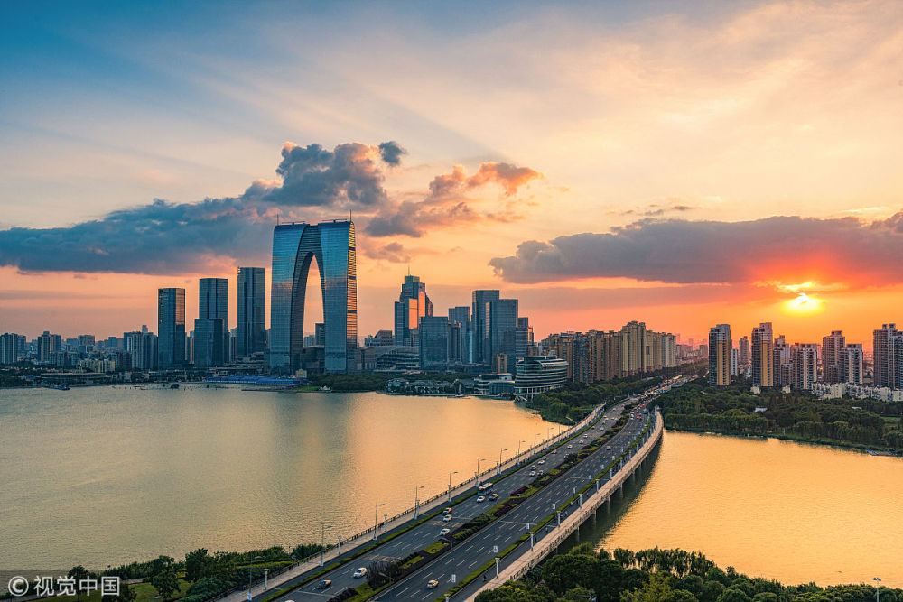 金鸡湖景区景点图片