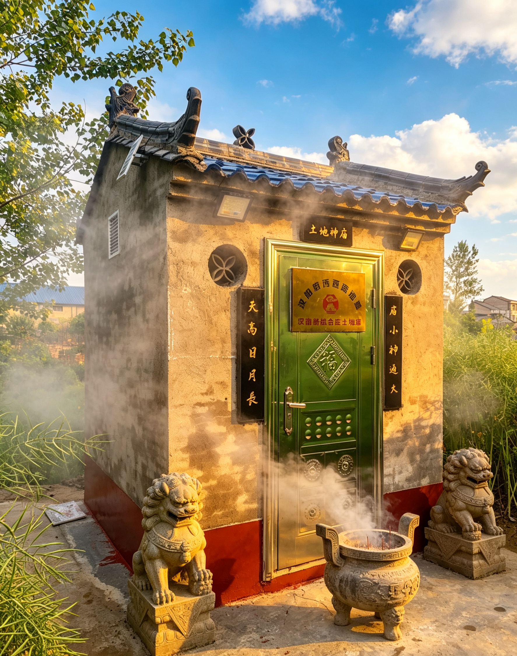 汉南桥综合庄土地庙实景照片