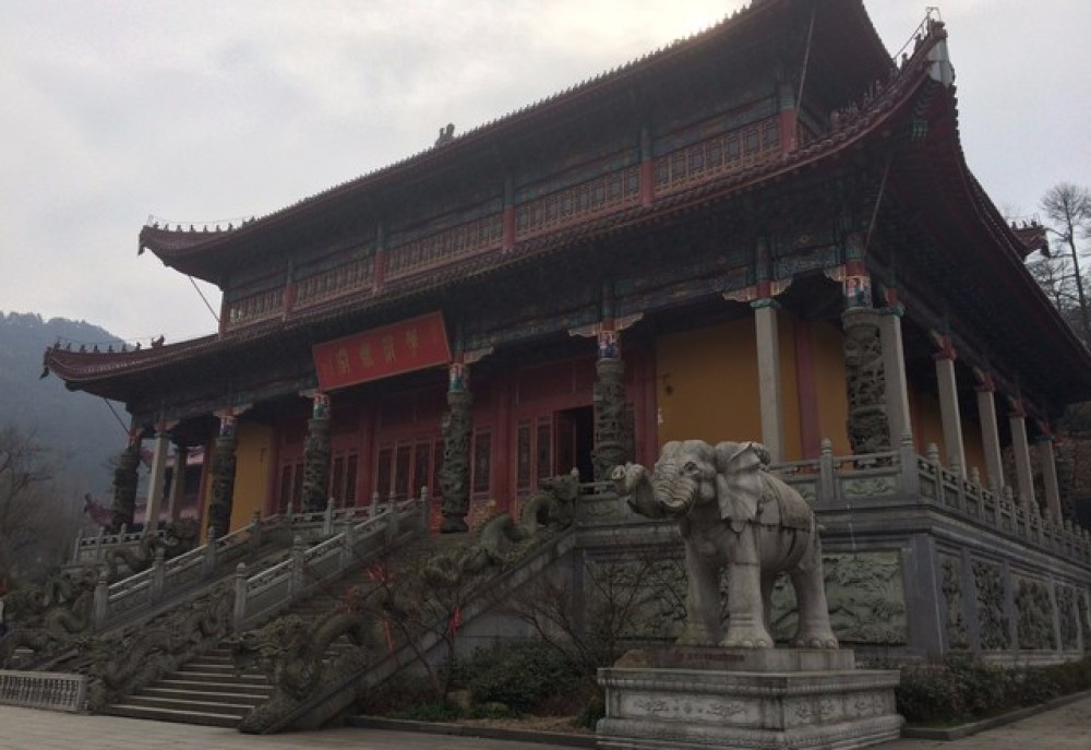 九华山旃檀林景点图片
