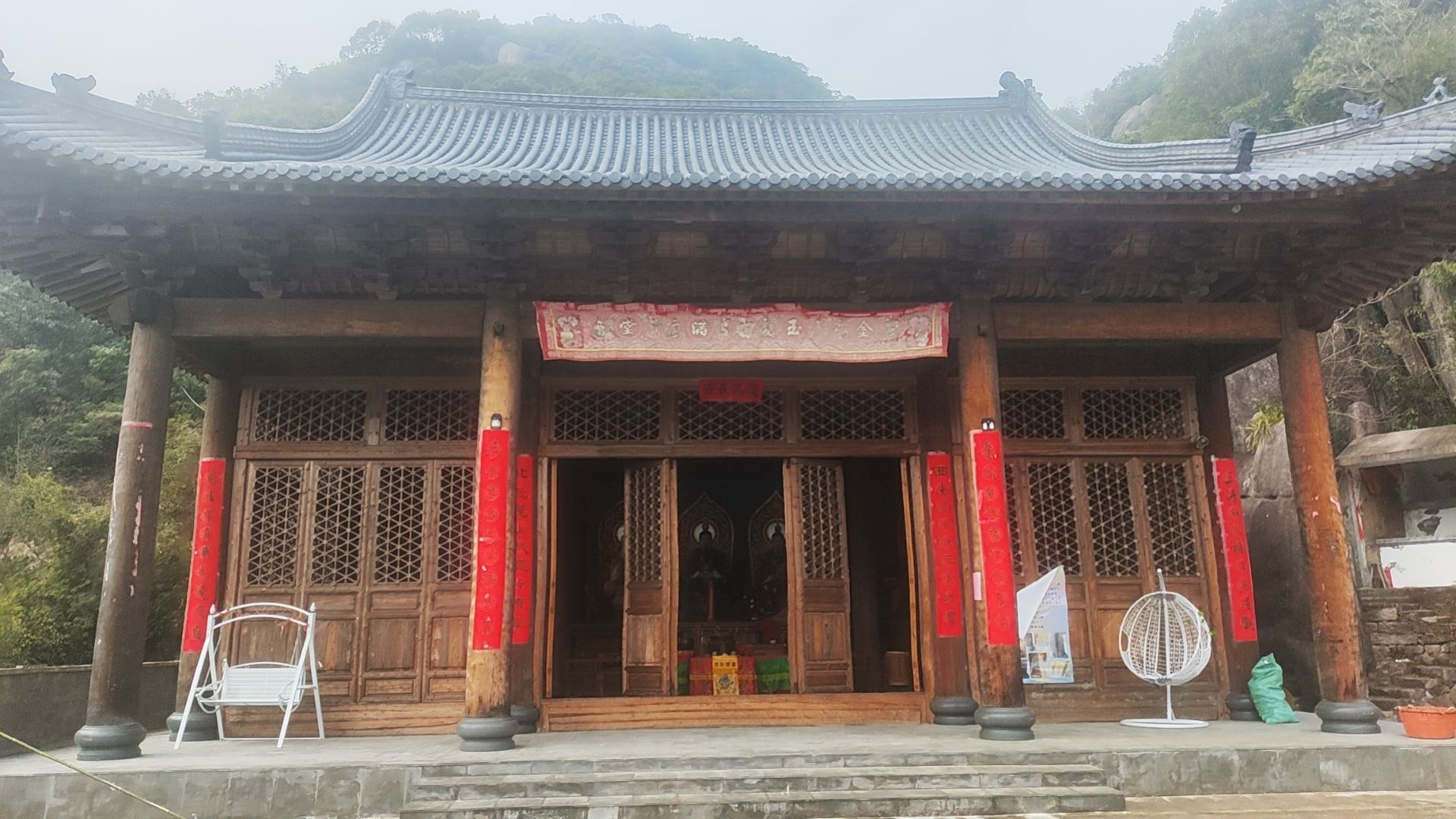 龙门洞道观实景照片