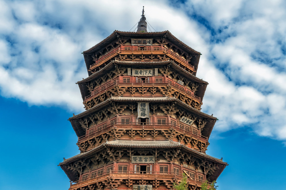 应县木塔景点图片