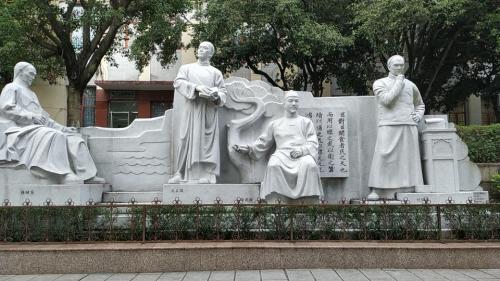 清代桂林四状元雕塑旅行图片 2