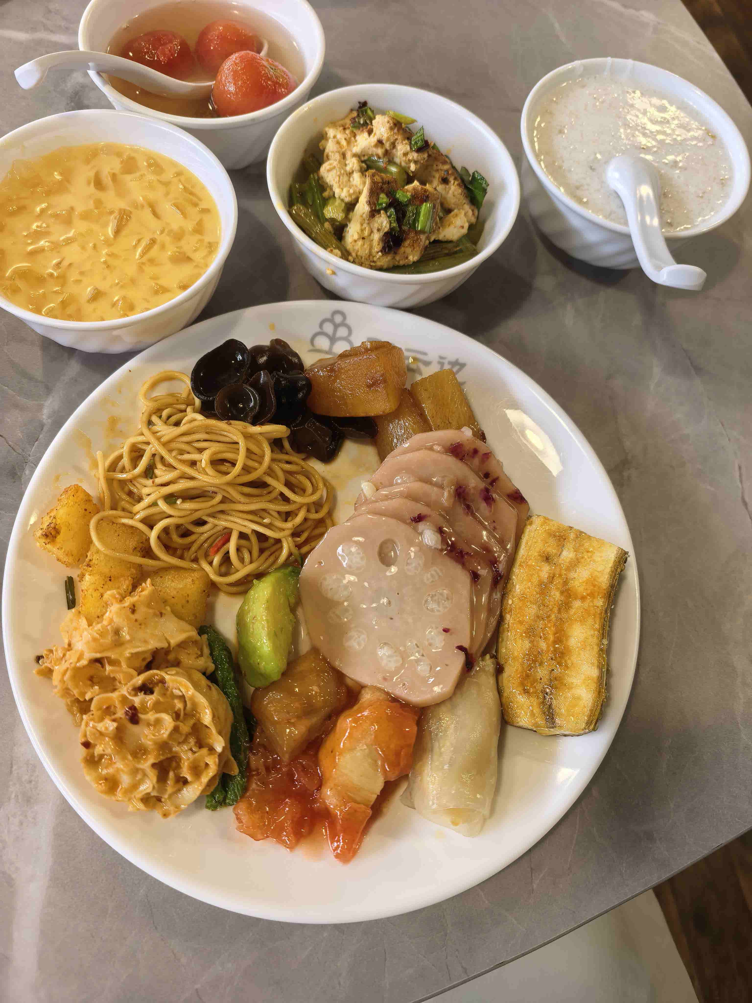 野云边素食自助餐厅