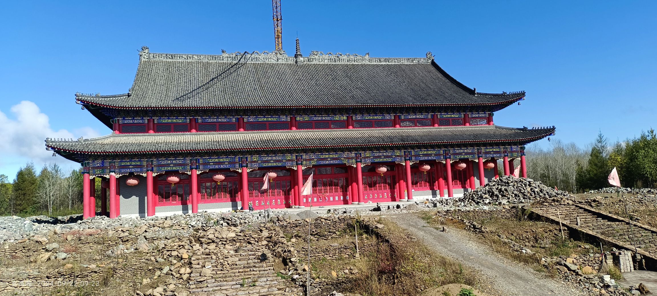 长白山弥陀寺实景照片