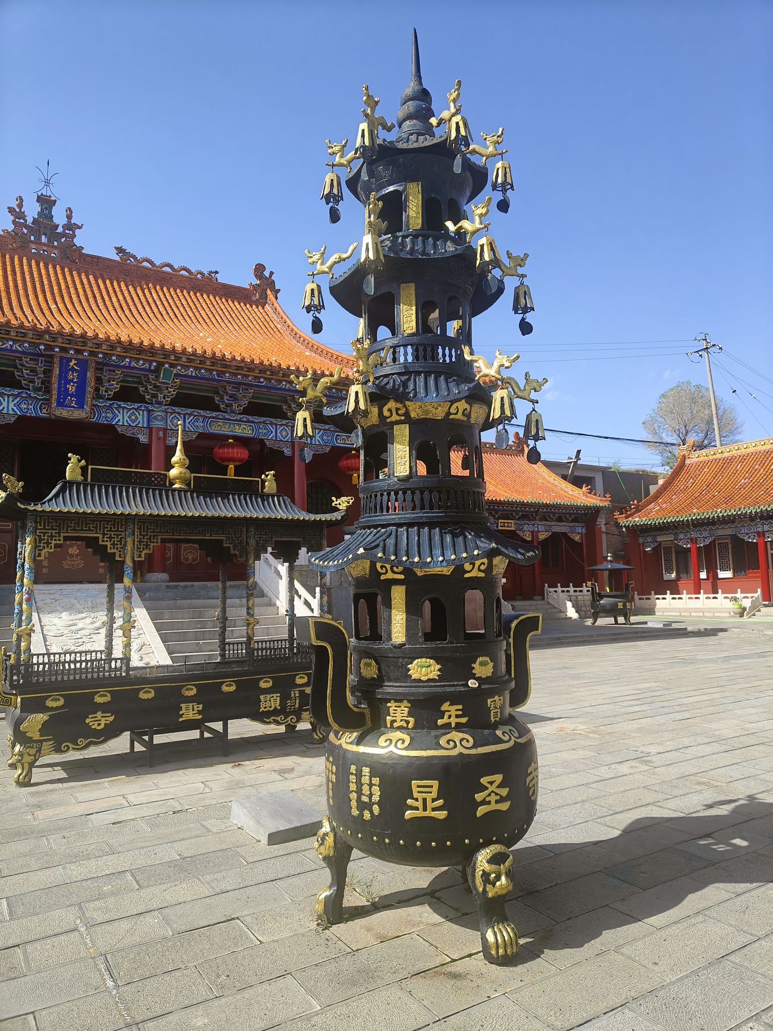 神池县显圣寺实景照片