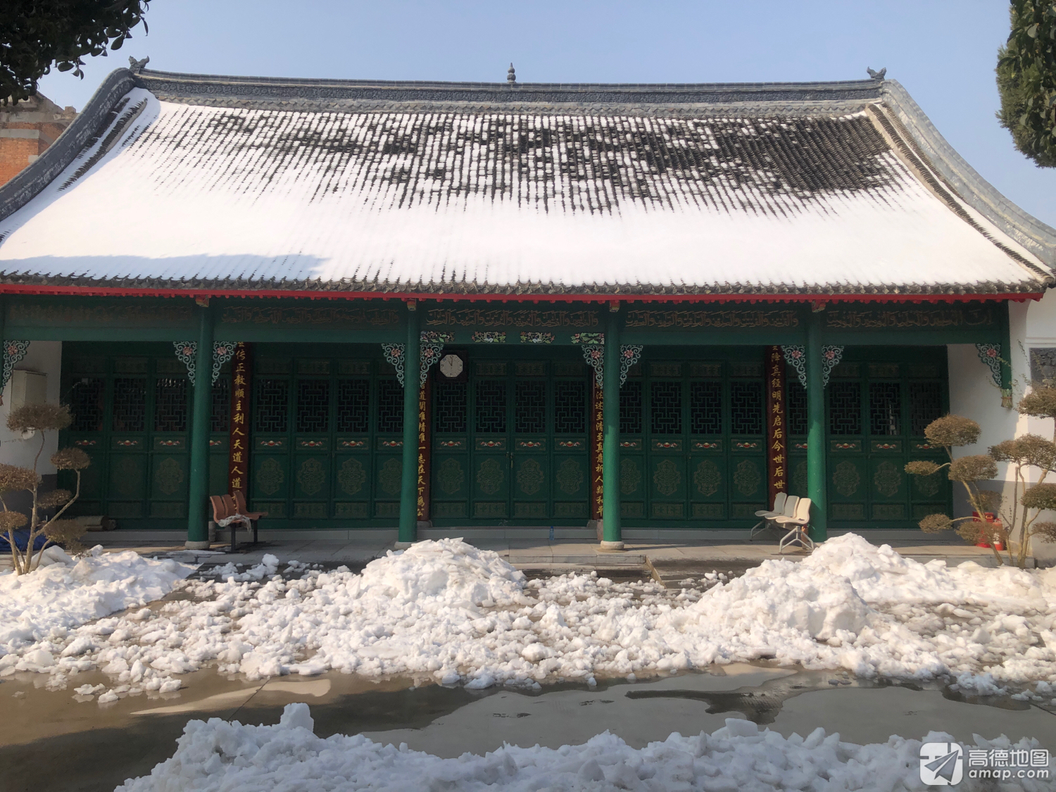 同志寺大殿实景照片