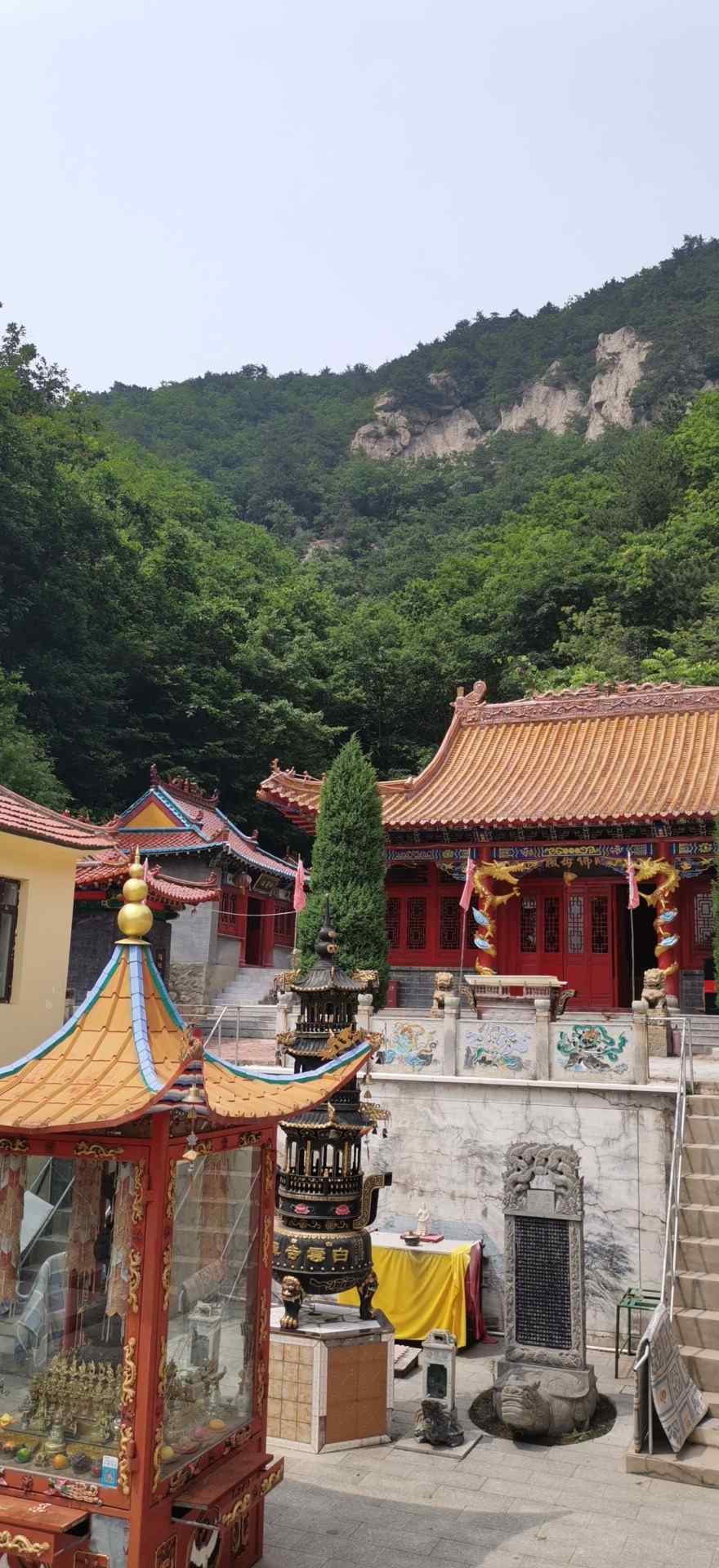 海城市白云山白云寺实景照片