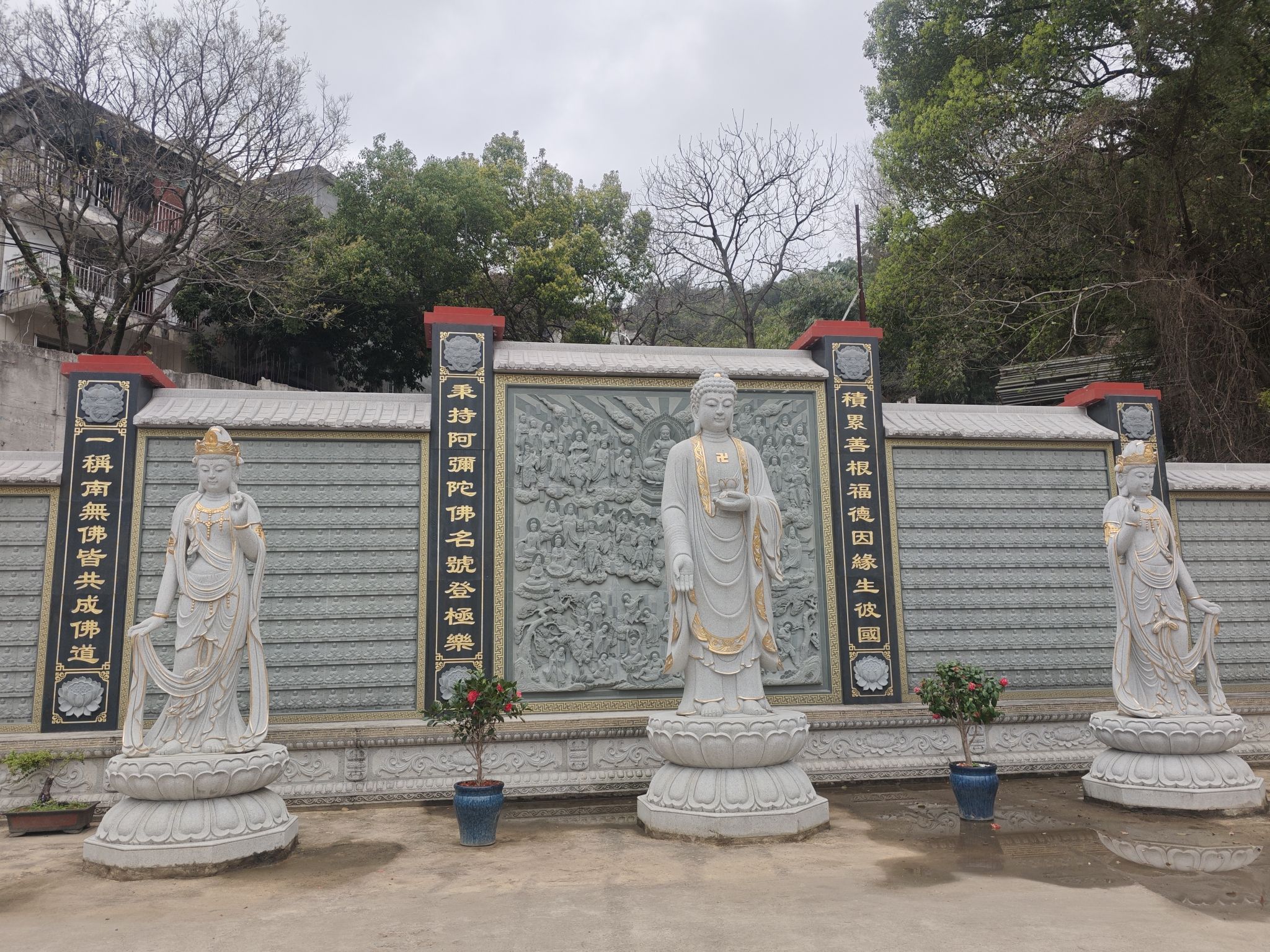 福州市仓山区高盖山观音寺实景照片