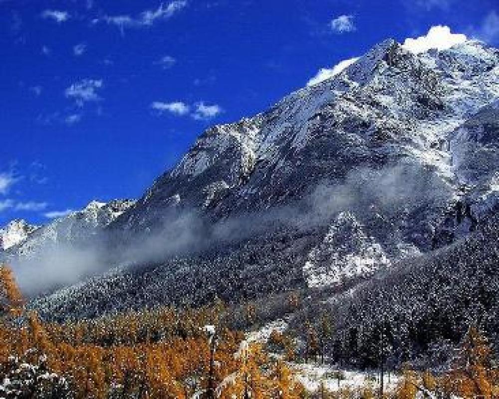 毕棚沟景区景点图片