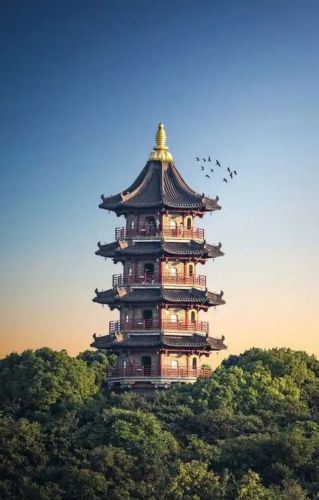 蕺山公园-文笔塔