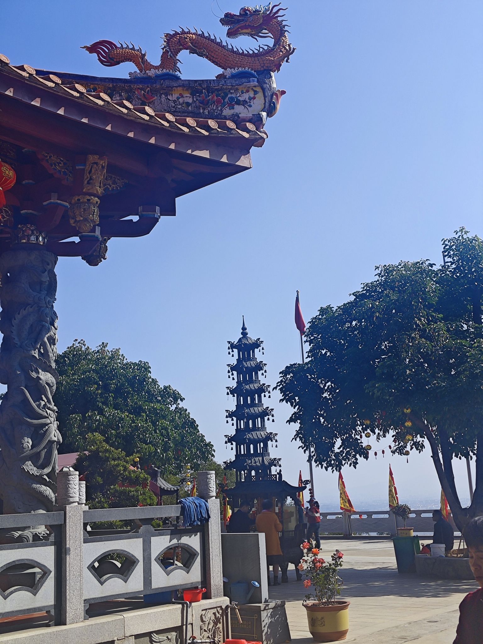 古文殊岩实景照片