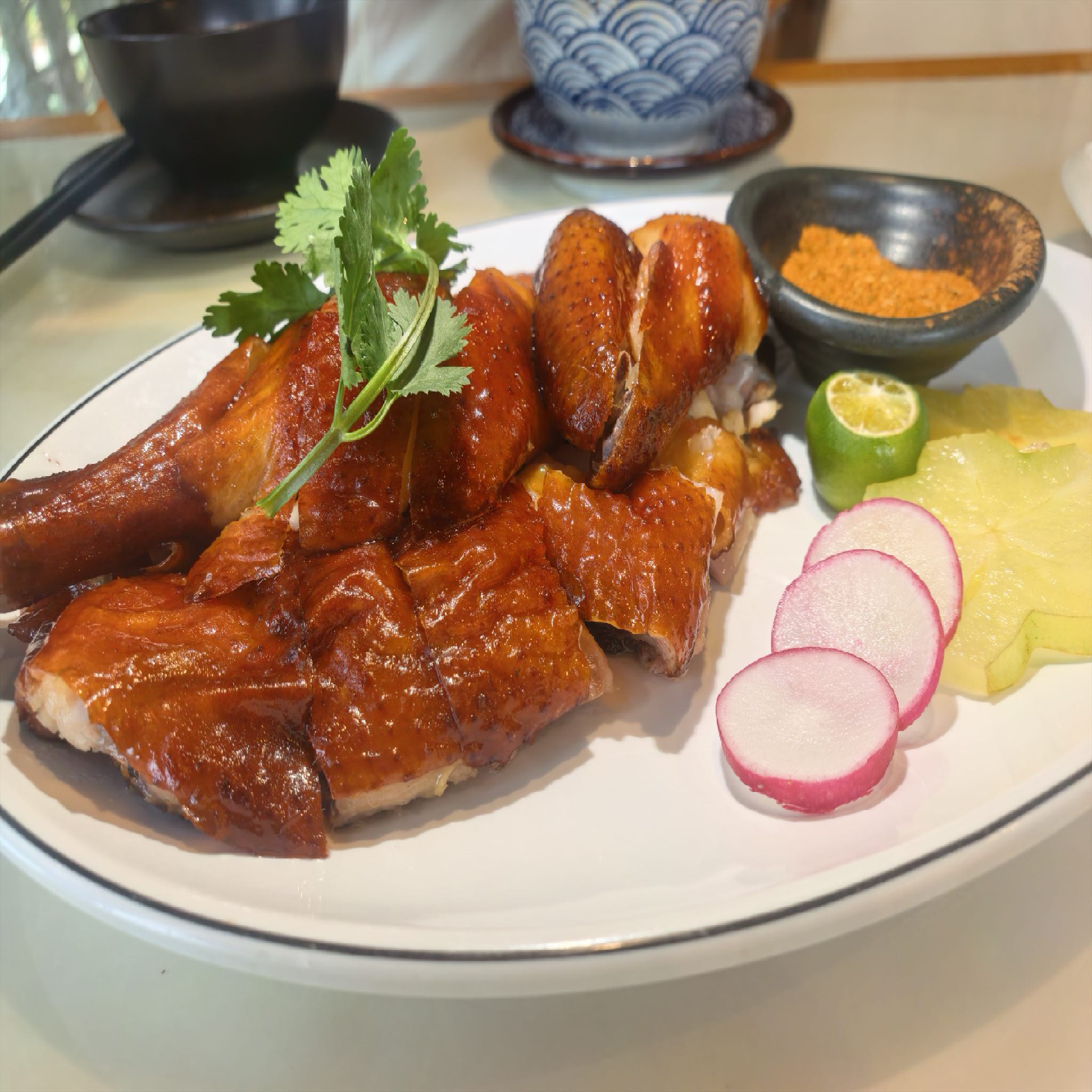 茶与海南鸡饭