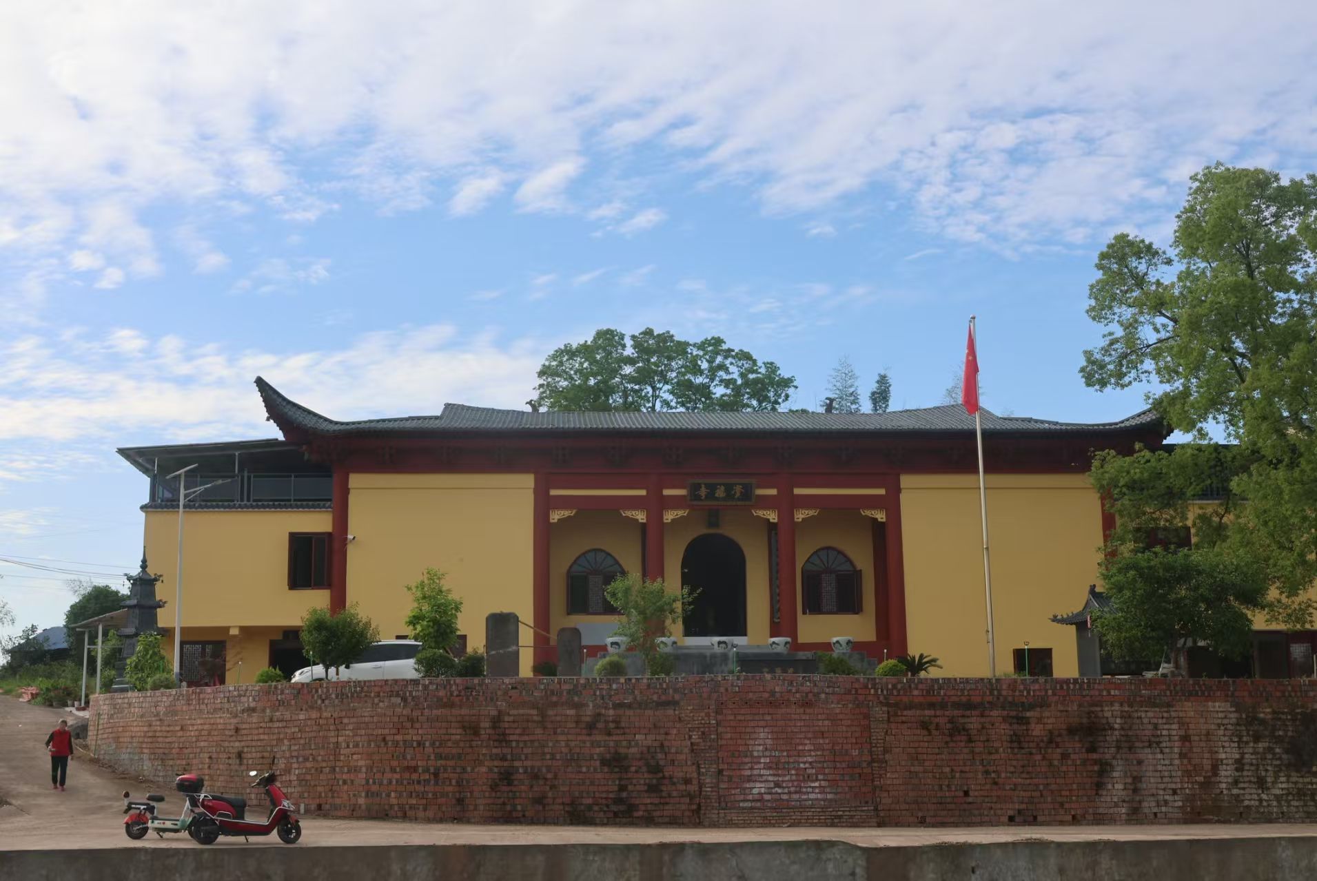 攸州古蹟资福寺实景照片