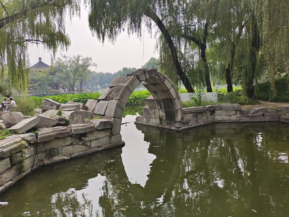 圆明园遗址公园景点图片