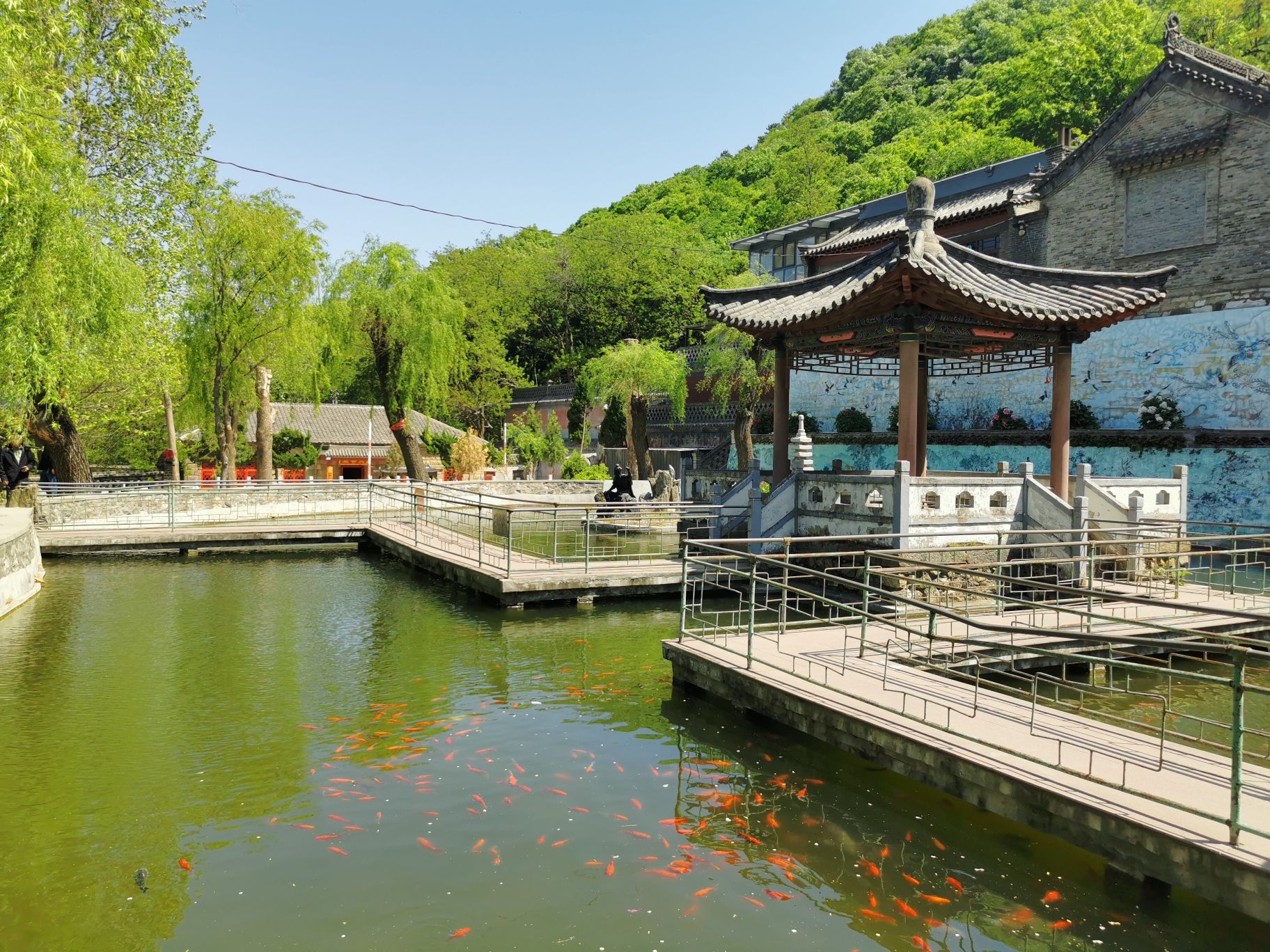 金州大黑山响水观实景照片