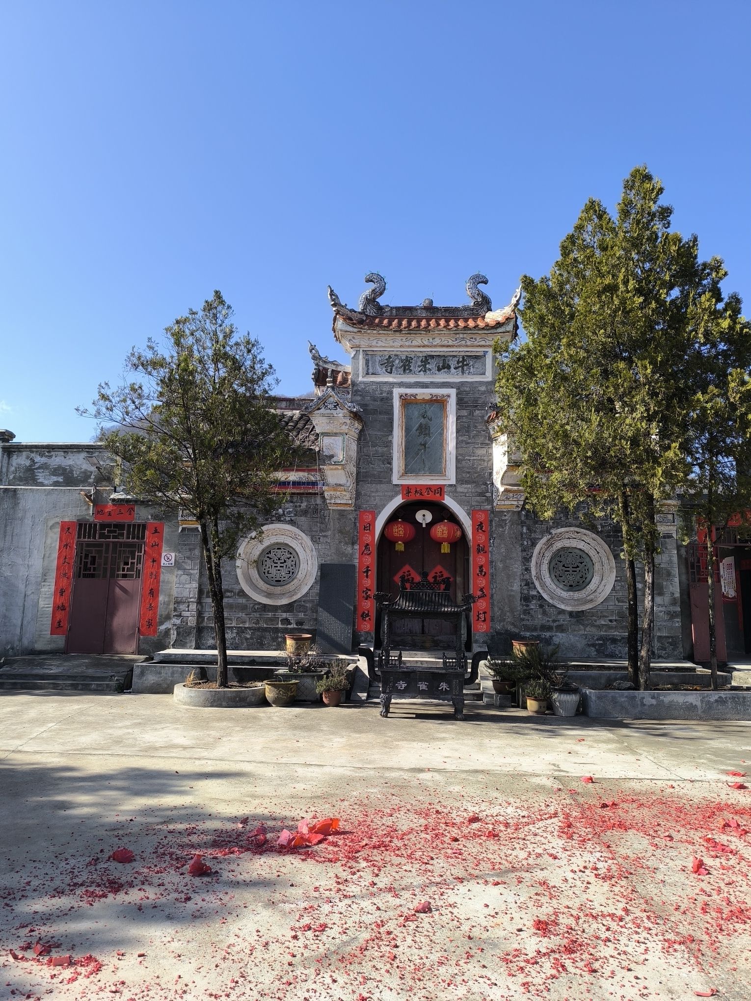 牛山朱雀寺实景照片