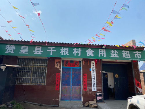 赞皇县千根村食用盐超市