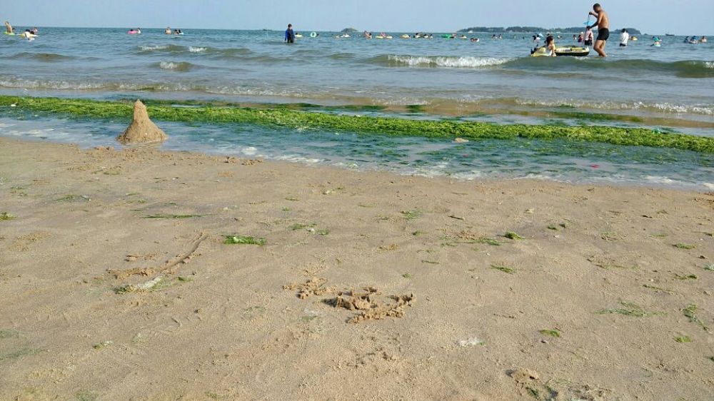 威海乳山市银滩海滩景点图片