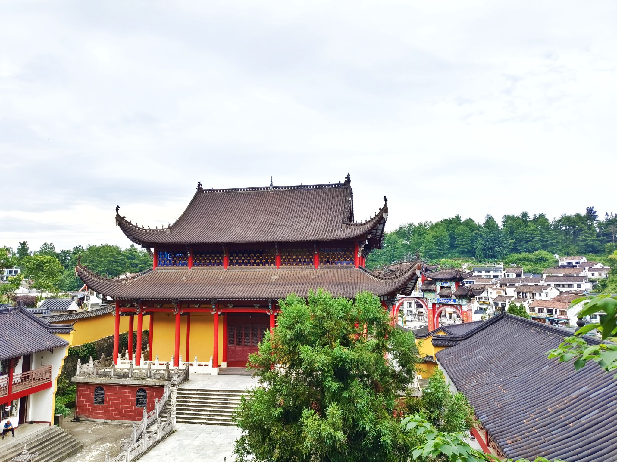 九华山风景区-无量寺实景照片
