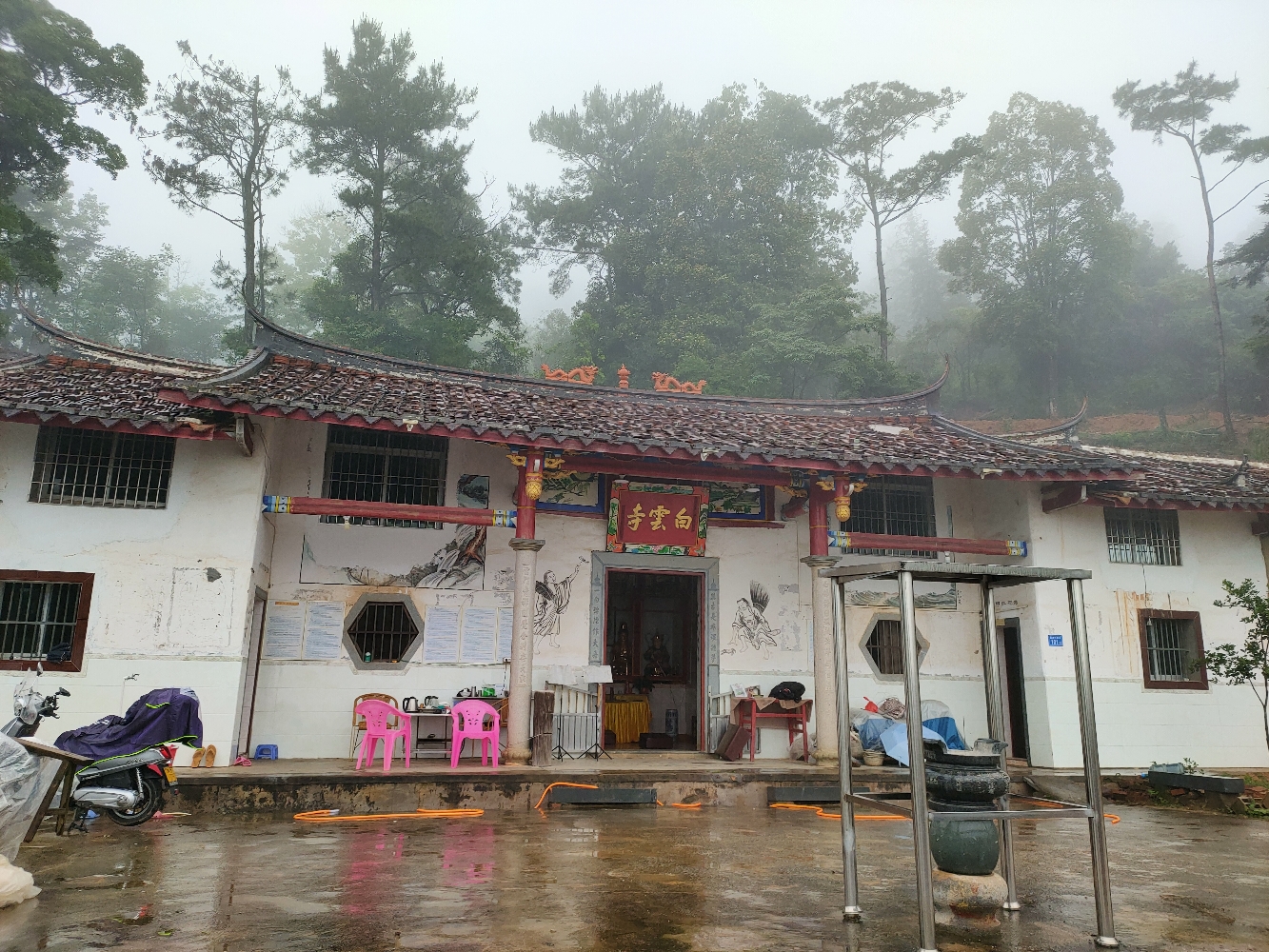 大蜚山白云寺实景照片