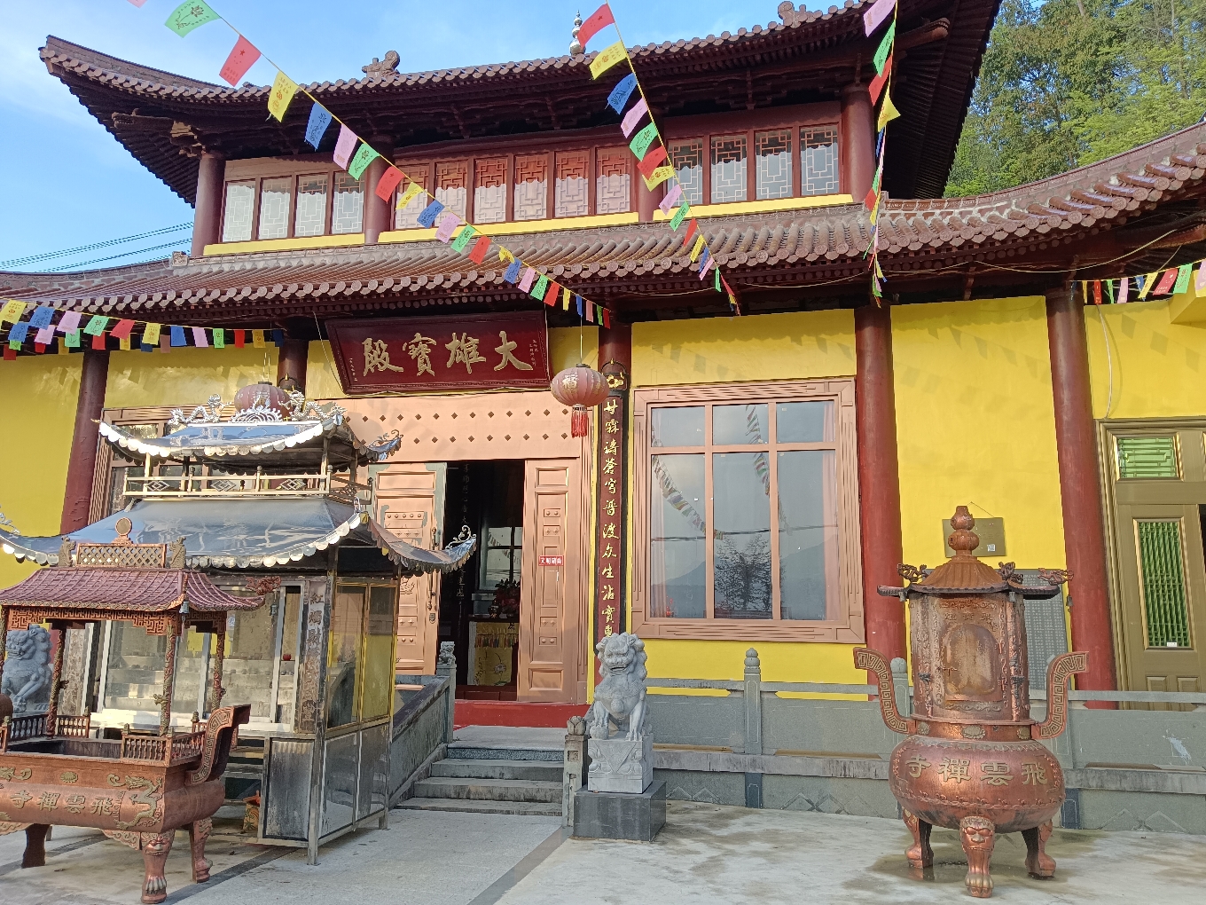 文成县珊溪镇飞云寺实景照片