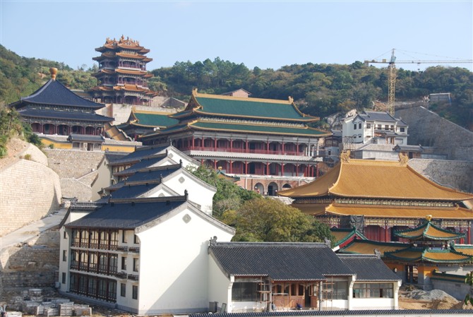 普陀山宝陀讲寺实景照片