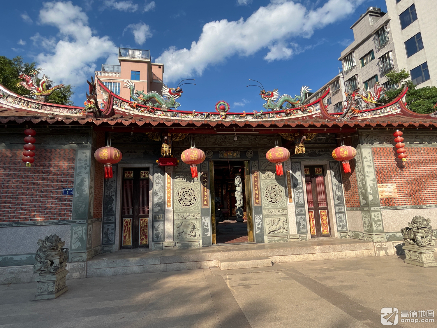 溪坂庙实景照片