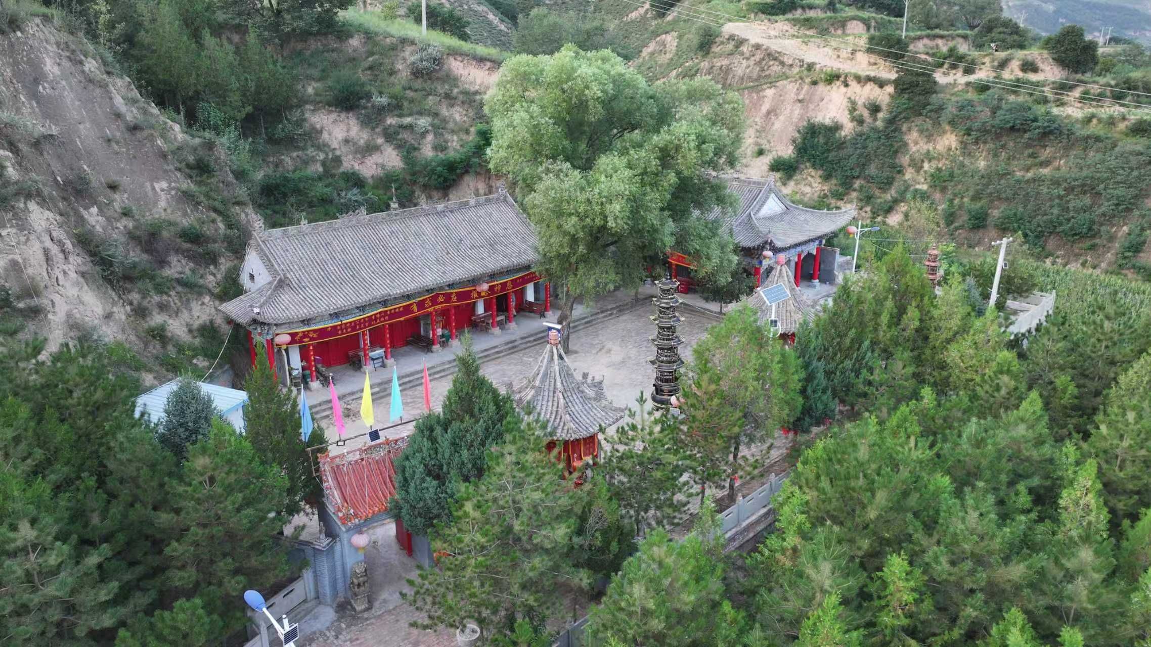 白家坪白庙山关公老爷庙实景照片