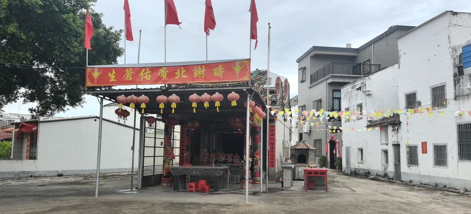 元天上帝庙实景照片