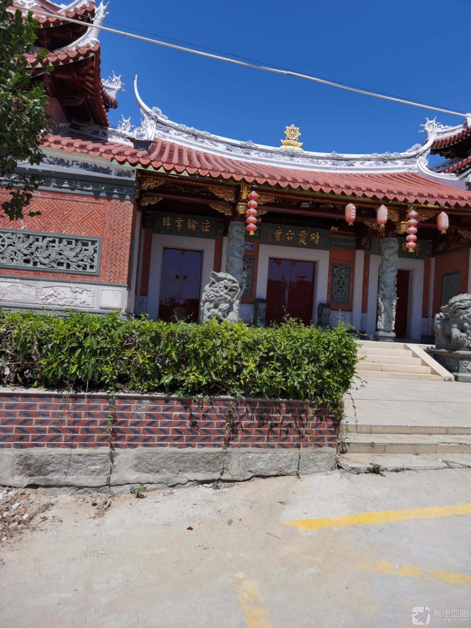 晴霞古寺实景照片
