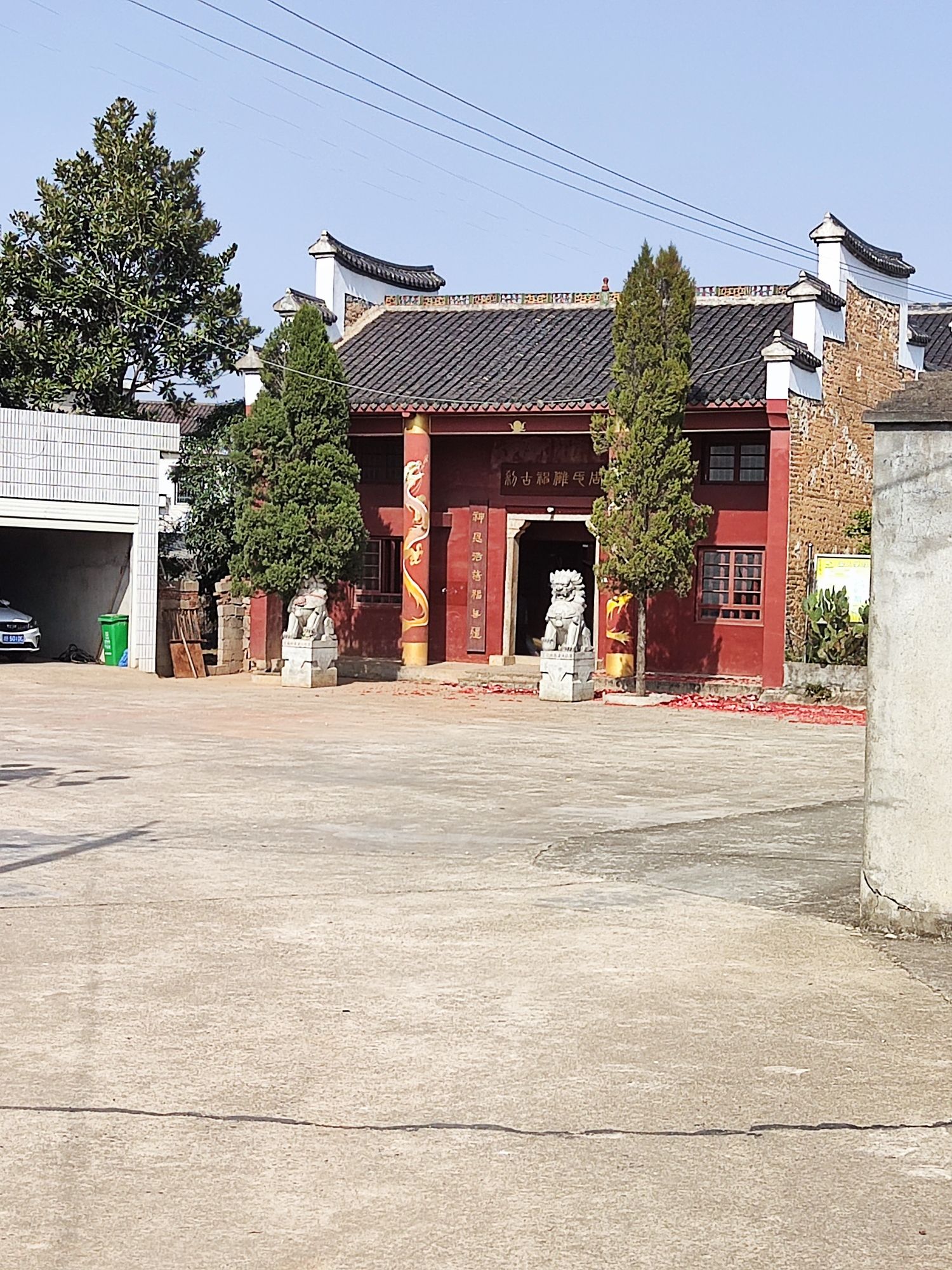 周氏傩神古庙实景照片