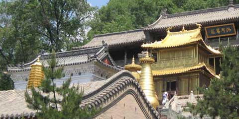 五台山风景名胜区-大显通寺实景照片