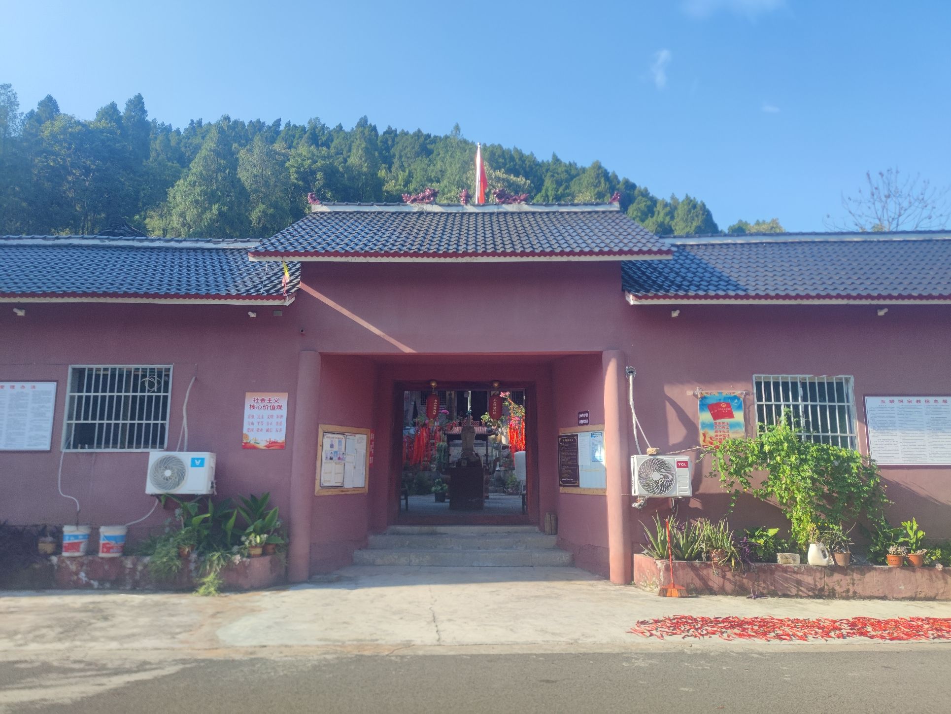 遵义县乌江双龙寺实景照片