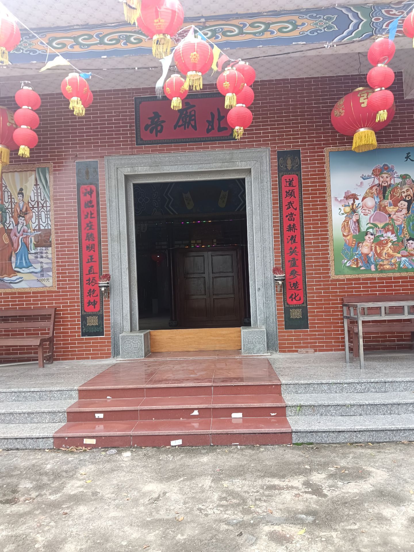 欧家上村北帝庙实景照片