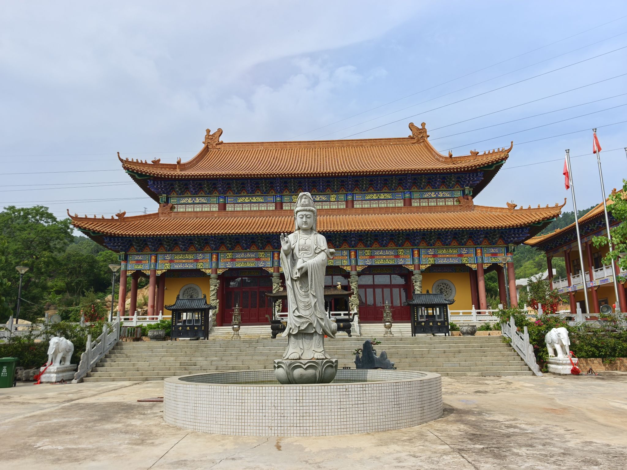 黄埠白莲寺实景照片