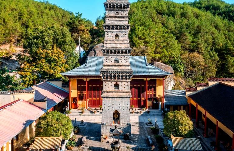 九鼎莲花山法云寺实景照片