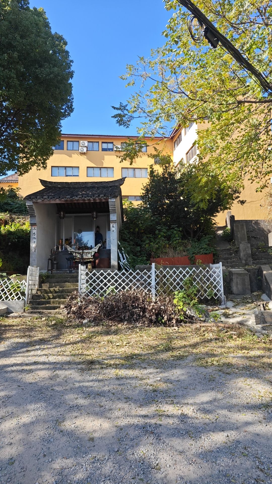 余姚市丈亭镇渔溪村崇福寺实景照片