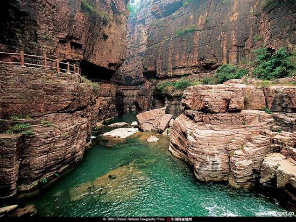 红石峡景区景点图片