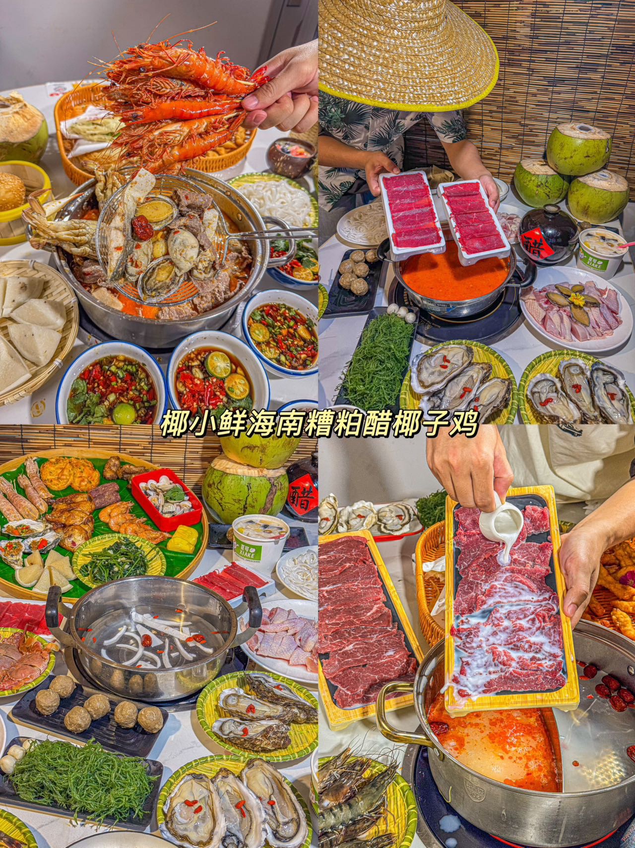 椰小鲜·海鲜糟粕醋·椰子鸡(天涯小镇店)