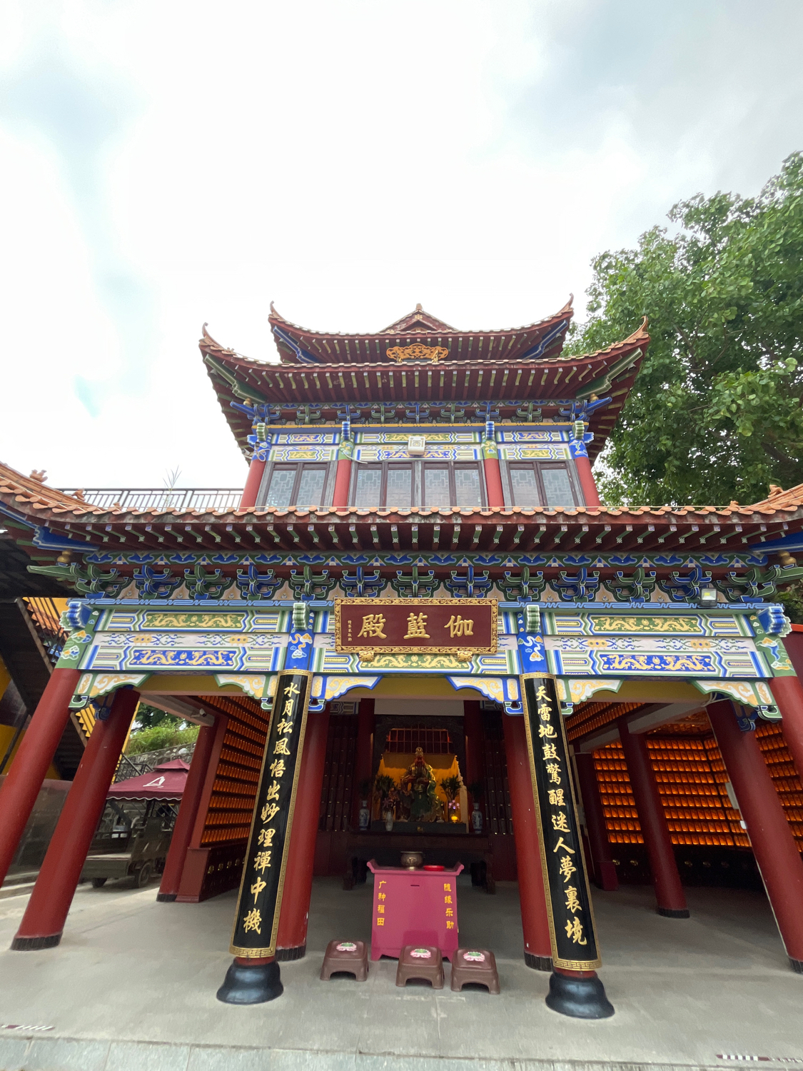伽蓝殿实景照片