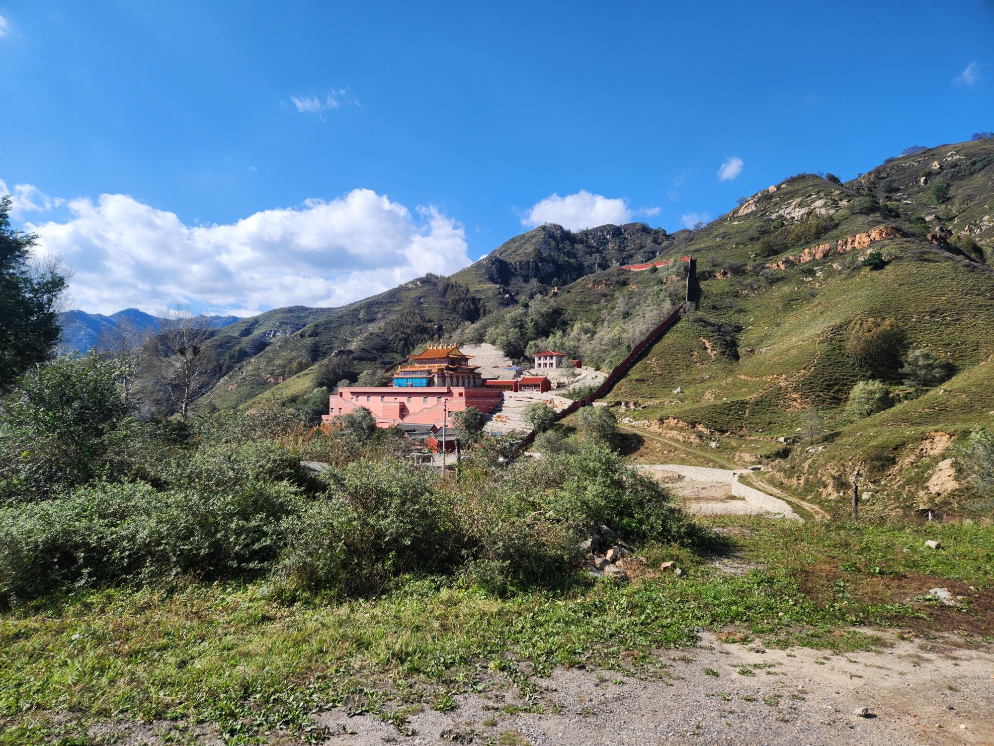 五台山碧霞寺实景照片