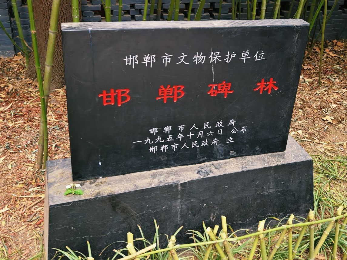 丛台公园-碑林长廊