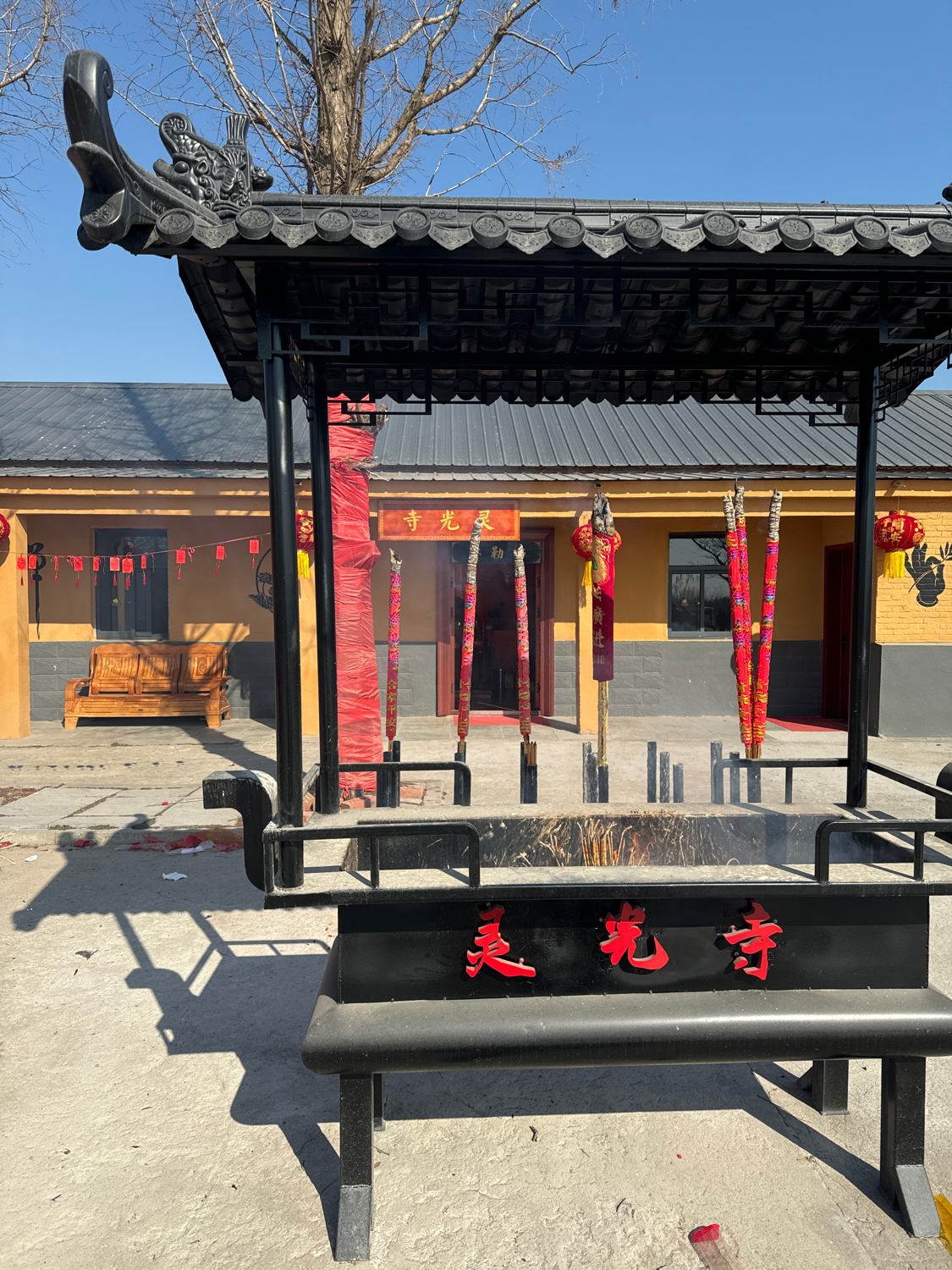 灵光寺实景照片