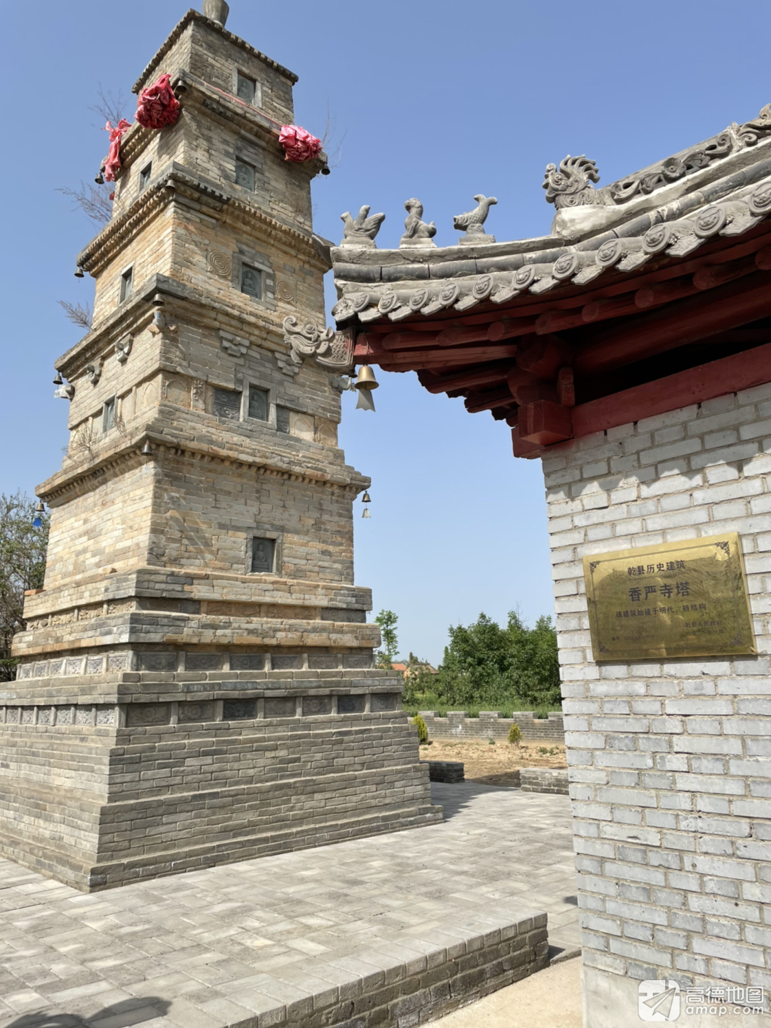 香严寺塔实景照片